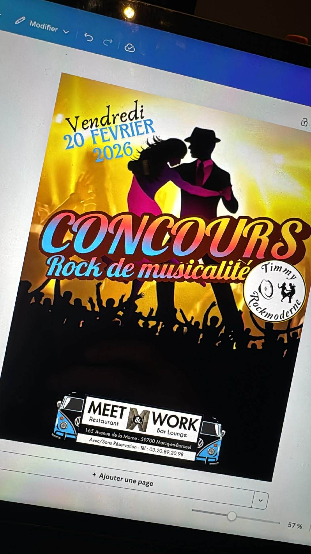 Concours Rock au Meet and Work le ven. 12 juin 2026 à 19h00