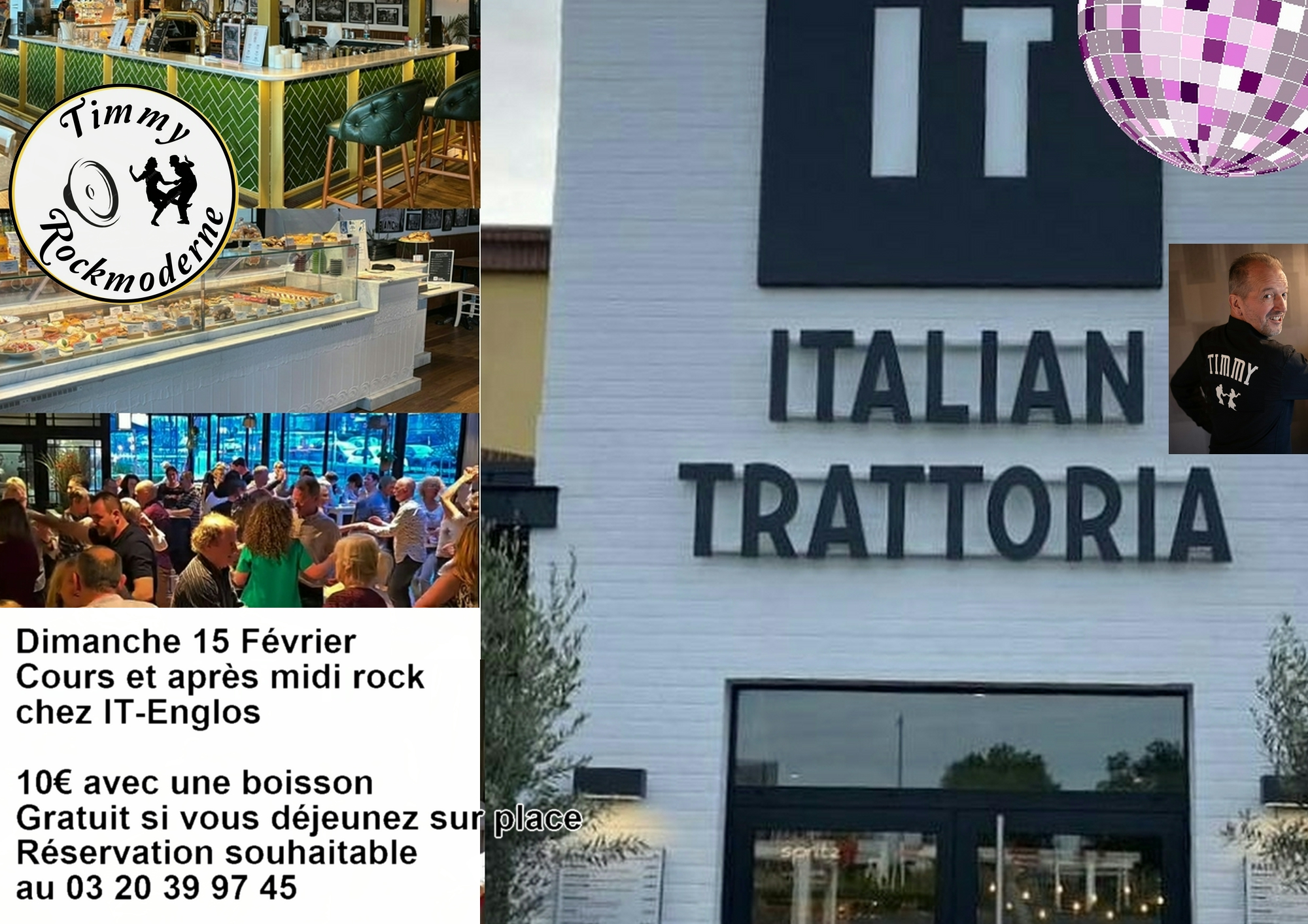 Cours et après midi Rock au Trattoria d'Englos le dim. 15 févr. 2026 à 15h00