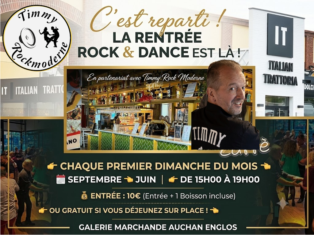 Cours et après midi Rock au Trattoria d'Englos le dim. 06 sept. 2026 à 15h00