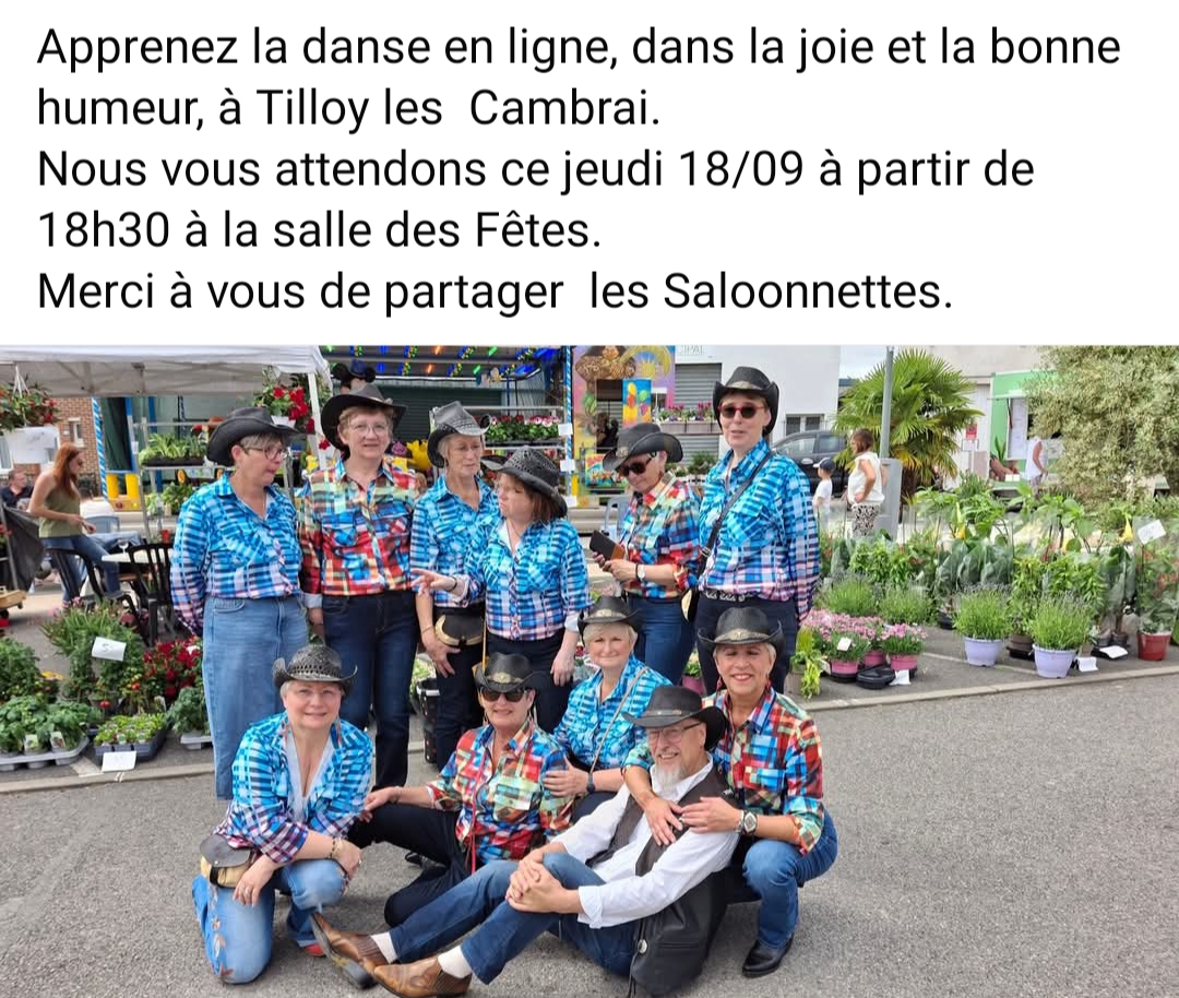 Danse country le jeu. 18 sept. 2025 à 18h30