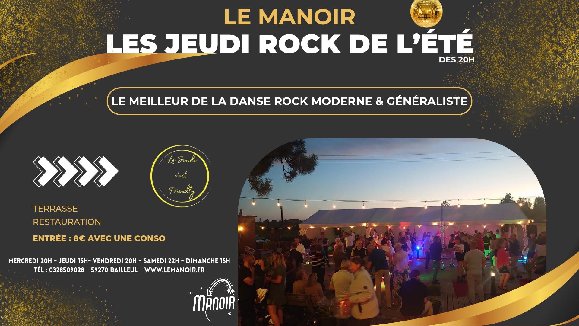 Les jeudis Rock du Manoir le jeu. 10 juil. 2025 à 20h00