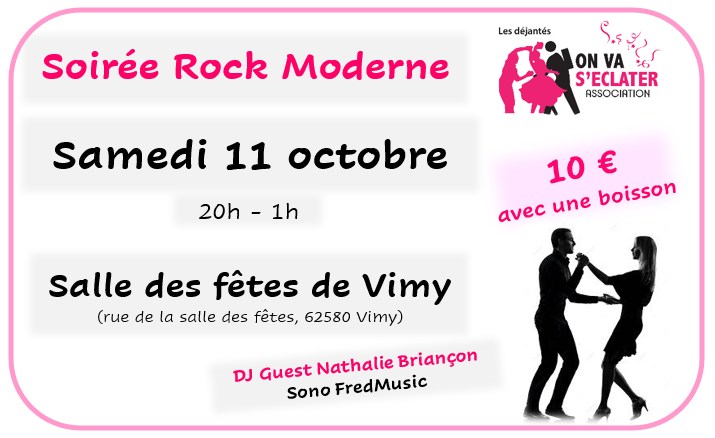 Soirée rock moderne à Vimy le sam. 11 oct. 2025 à 20h00