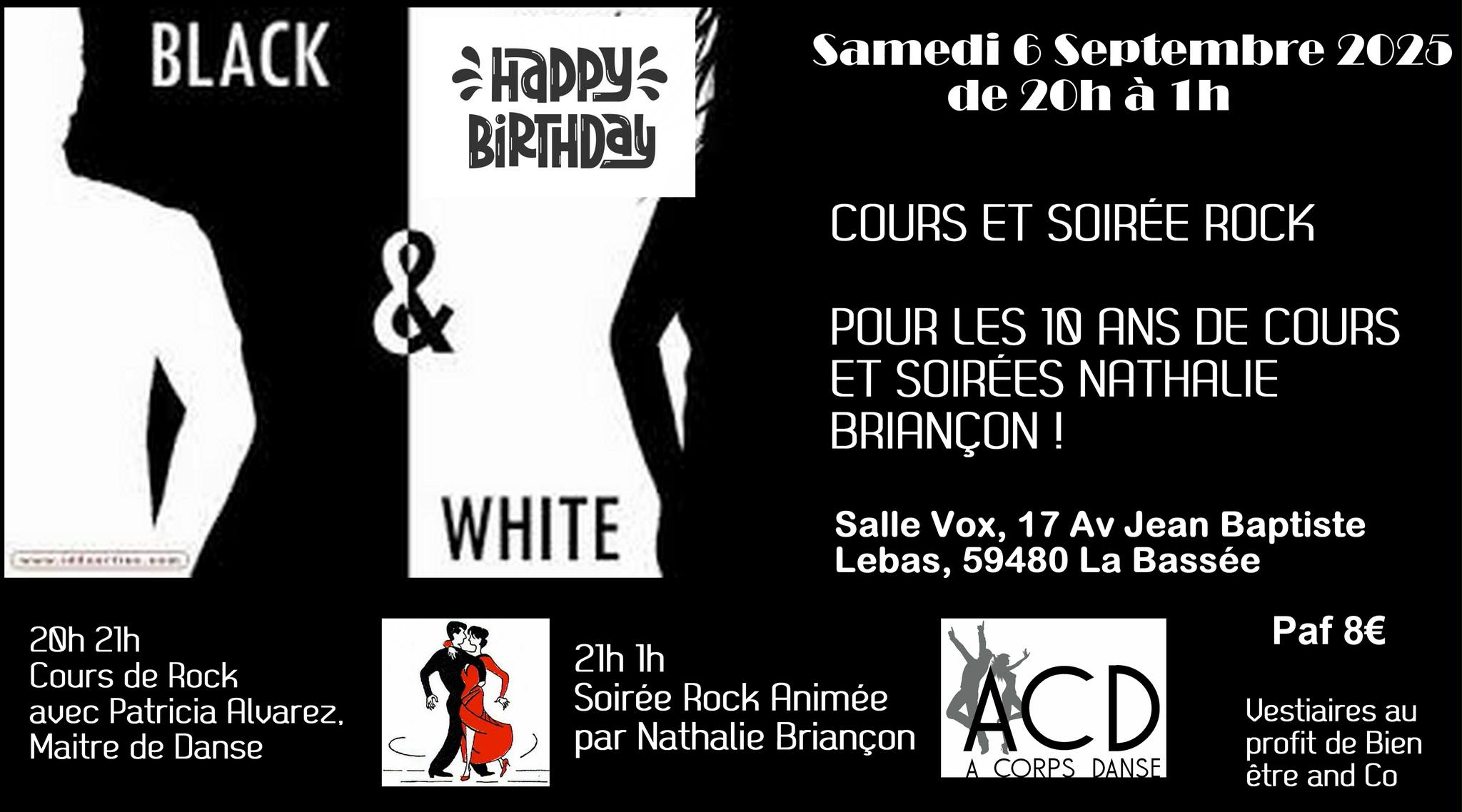 Soirée Rock Moderne Anniversaire 10 ans le sam. 06 sept. 2025 à 20h00