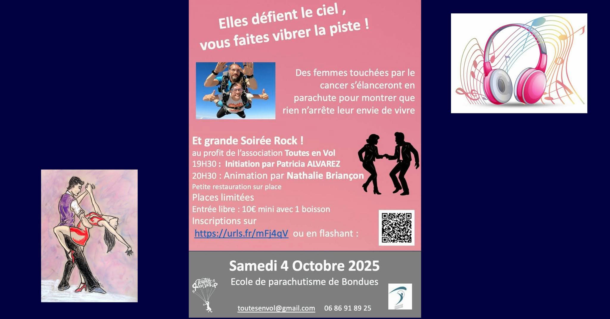 Soirée ROck Octobre Rose à Bondues le sam. 04 oct. 2025 à 19h30