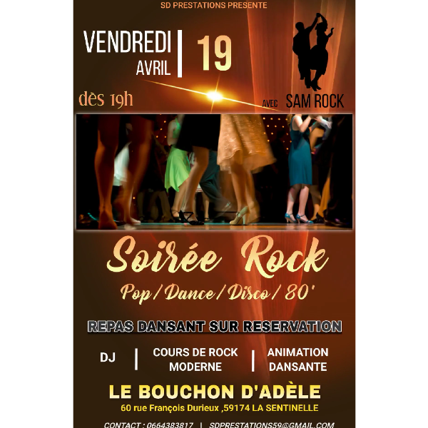 Soirée Rock Valenciennes le ven. 19 avr. 2024 à 19h00