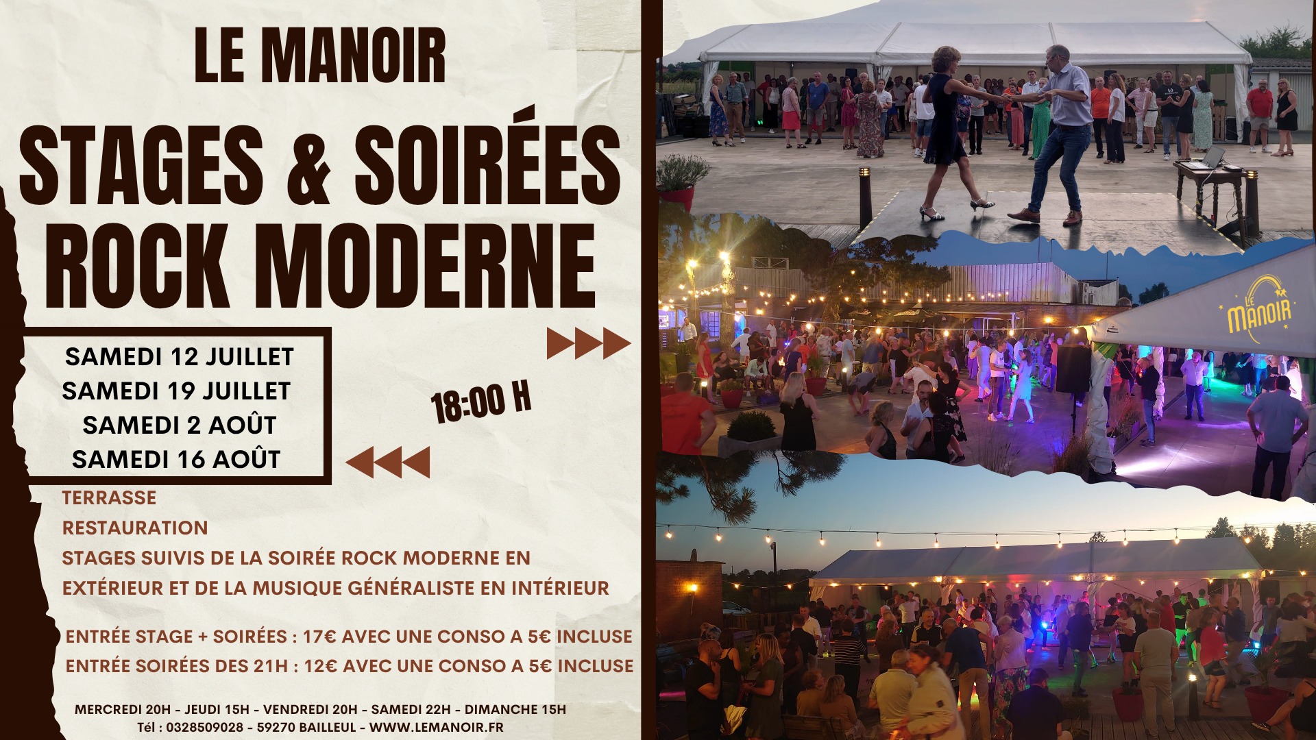 Stages rock de l'été au Manoir le sam. 12 juil. 2025 à 18h00