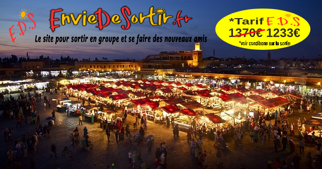 VOYAGE A MARRAKECH au MAROC le ven. 01 août 2025 à 10h00