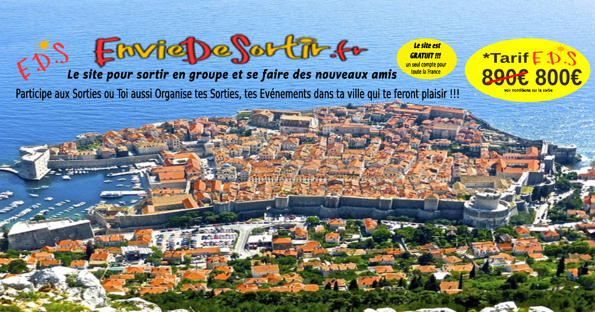 VOYAGES DUBROVNIK en CROATIE le lun. 17 nov. 2025 à 10h00